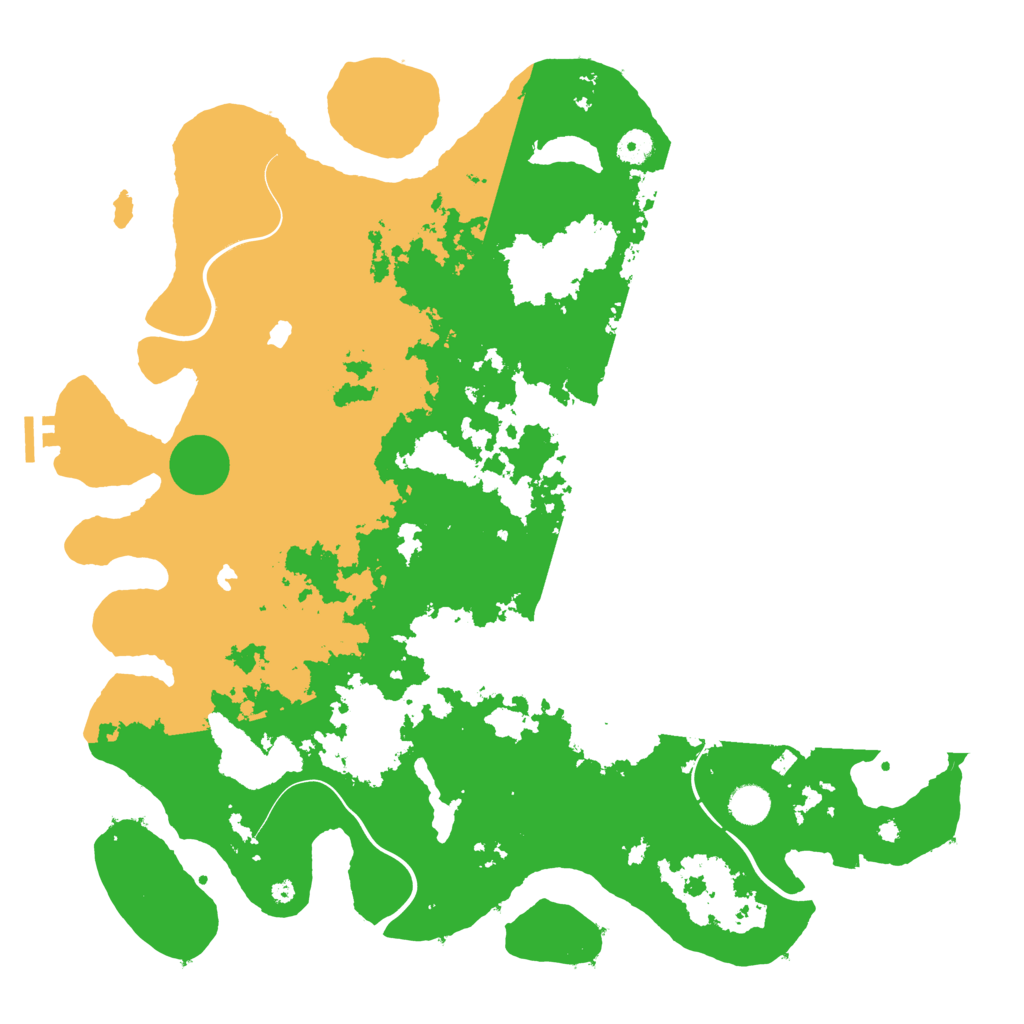 Biome Rust Map: Procedural Map, Size: 4500, Seed: 723474571
