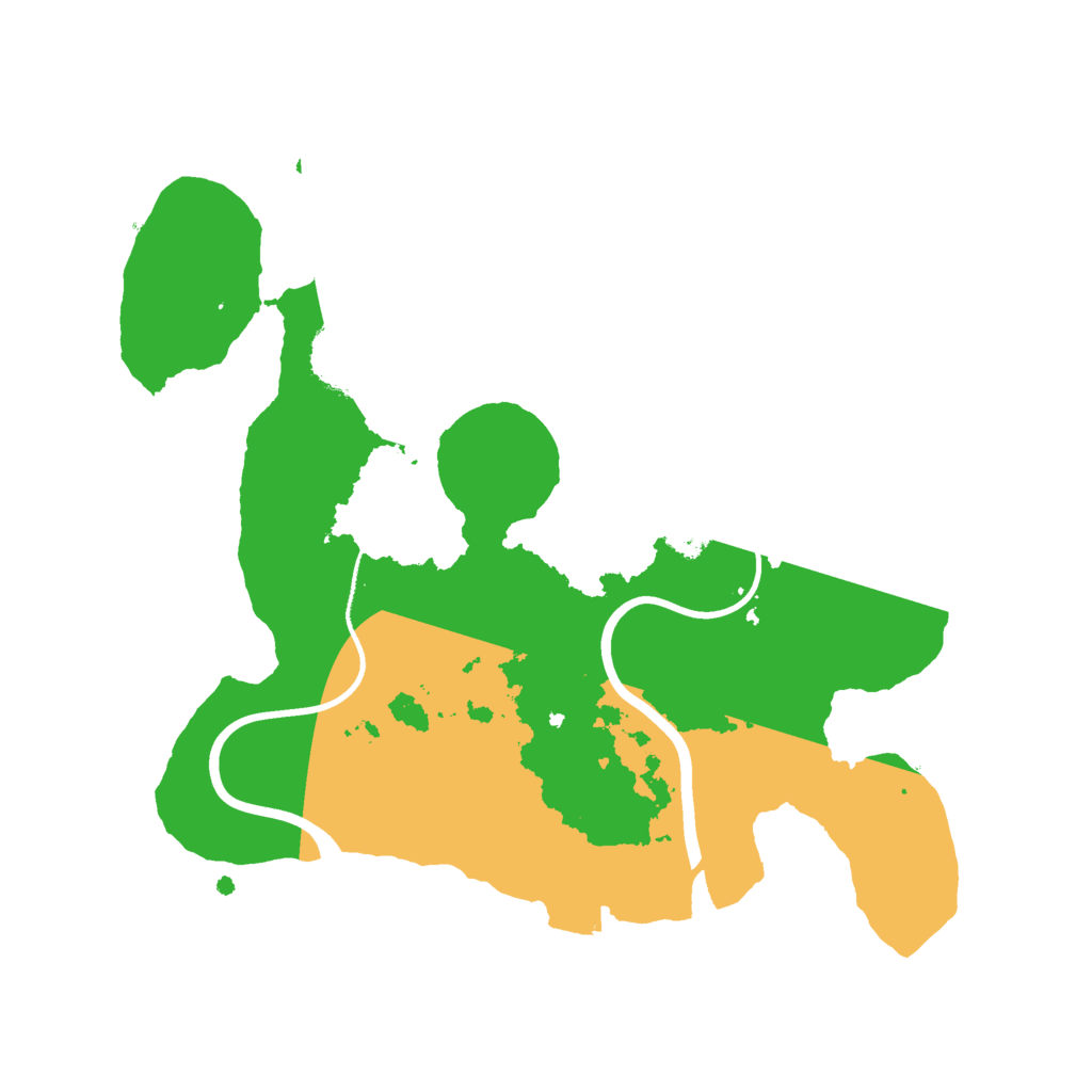 Biome Rust Map: Procedural Map, Size: 2400, Seed: 1499228303