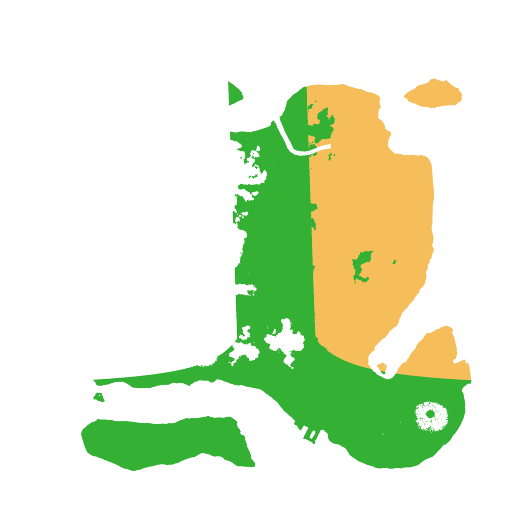 Biome Rust Map: Procedural Map, Size: 2500, Seed: 1976570380