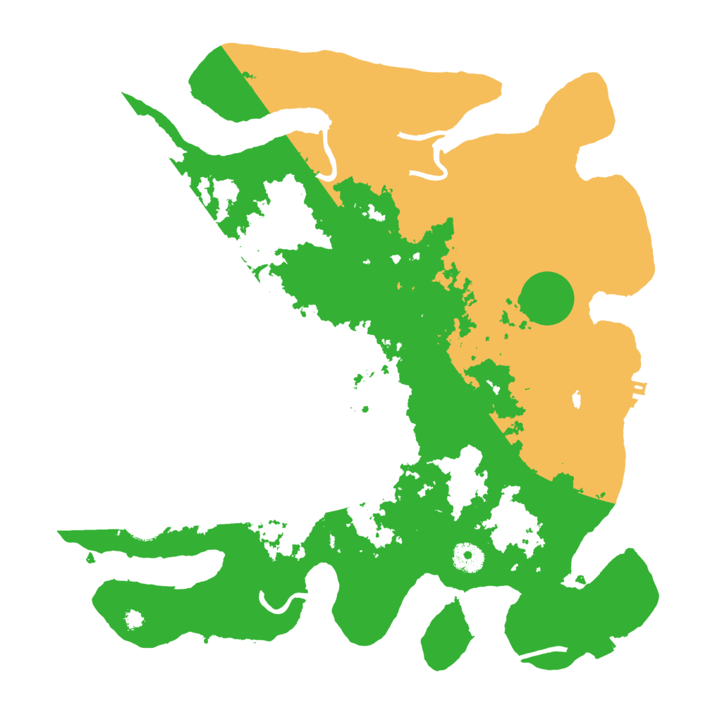 Biome Rust Map: Procedural Map, Size: 3550, Seed: 50864917