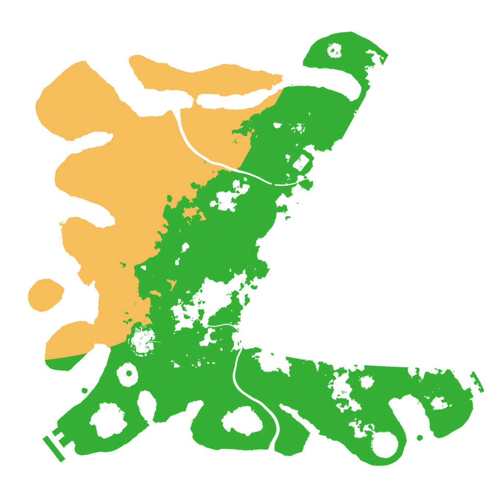 Biome Rust Map: Procedural Map, Size: 3400, Seed: 58312162