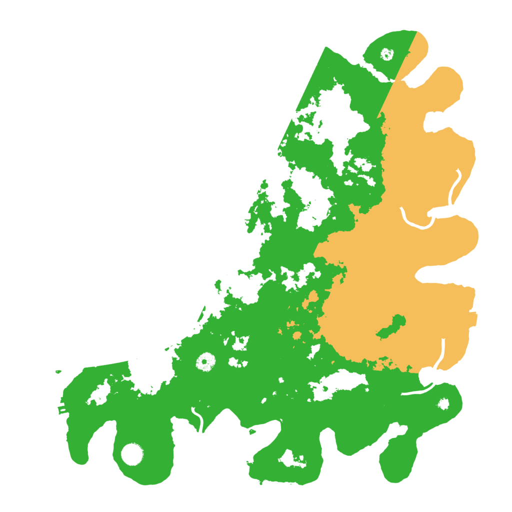 Biome Rust Map: Procedural Map, Size: 4100, Seed: 36945176