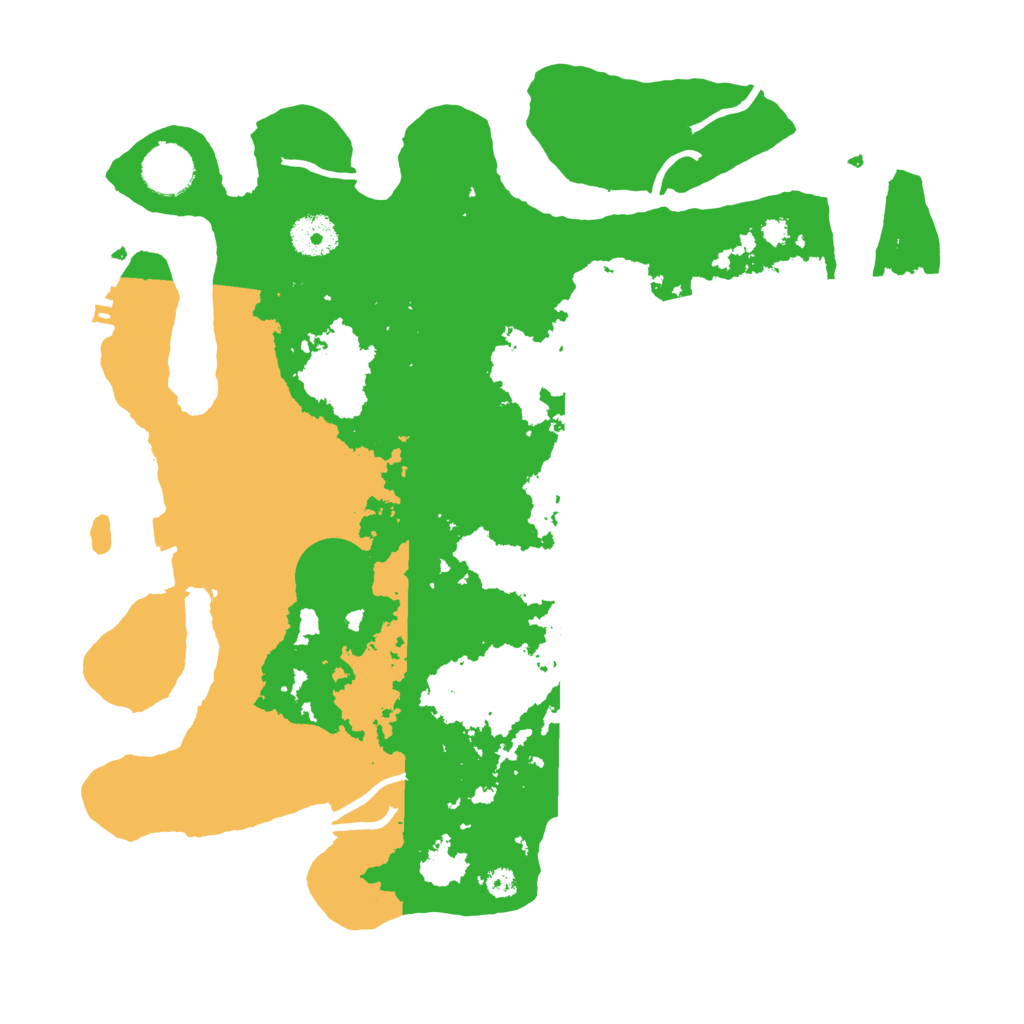 Biome Rust Map: Procedural Map, Size: 3500, Seed: 80123762