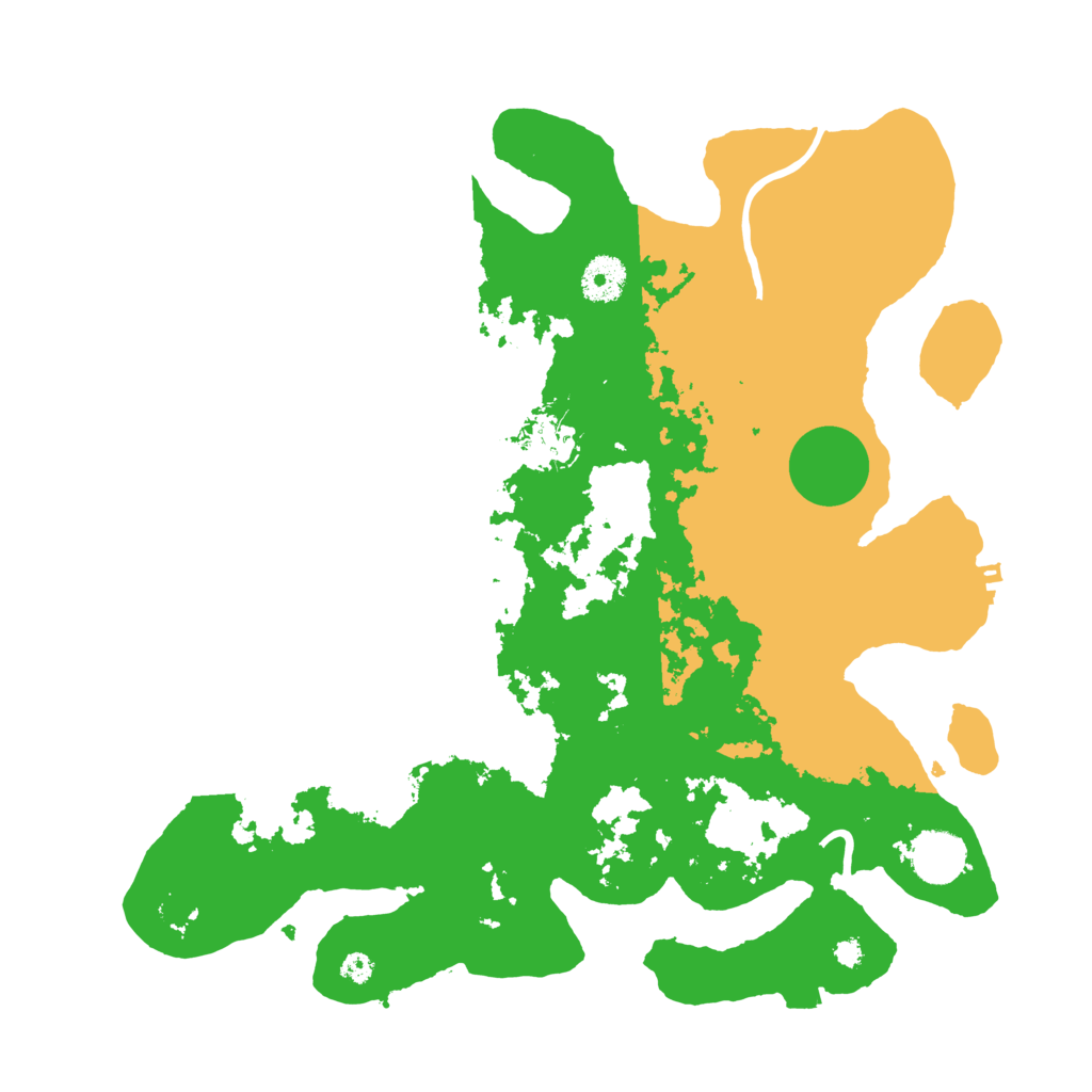 Biome Rust Map: Procedural Map, Size: 3600, Seed: 2040323