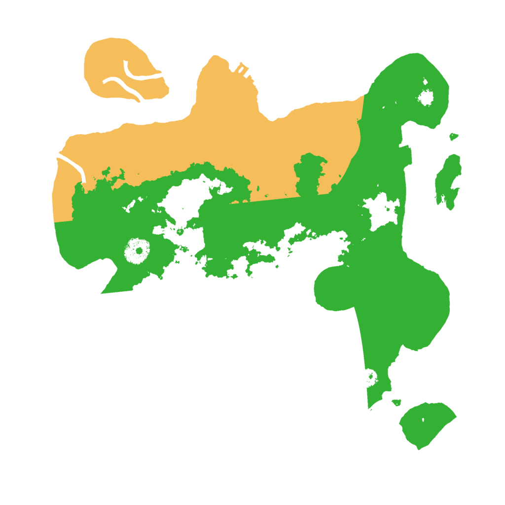 Biome Rust Map: Procedural Map, Size: 3000, Seed: 450949413