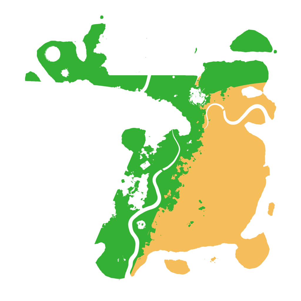 Biome Rust Map: Procedural Map, Size: 3500, Seed: 1642459972