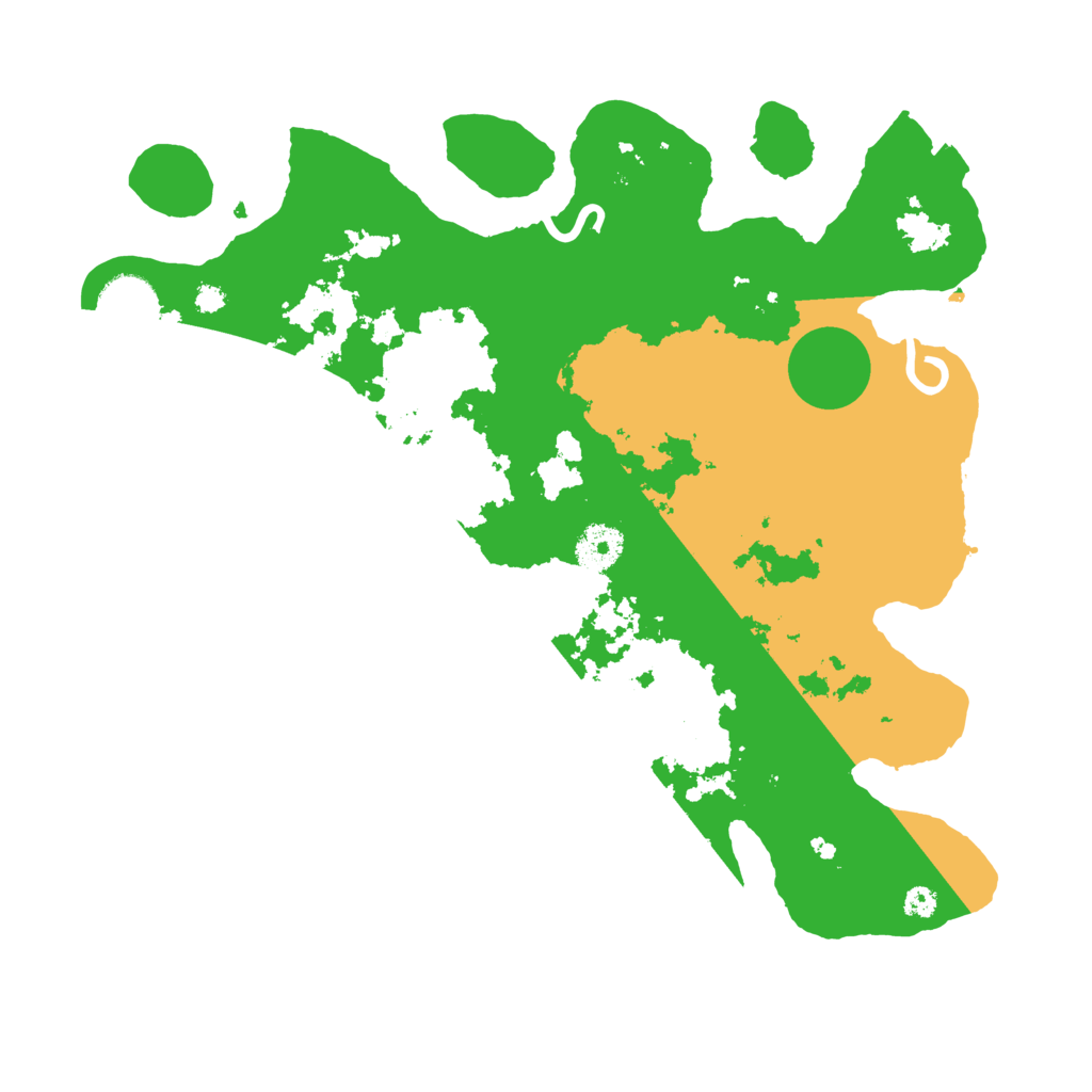 Biome Rust Map: Procedural Map, Size: 3500, Seed: 17648366