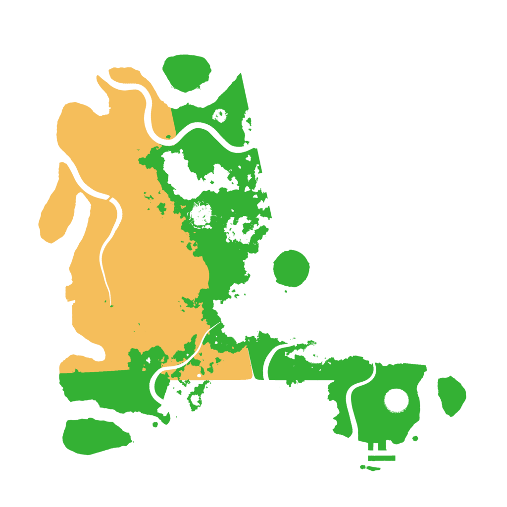 Biome Rust Map: Procedural Map, Size: 3750, Seed: 10521390