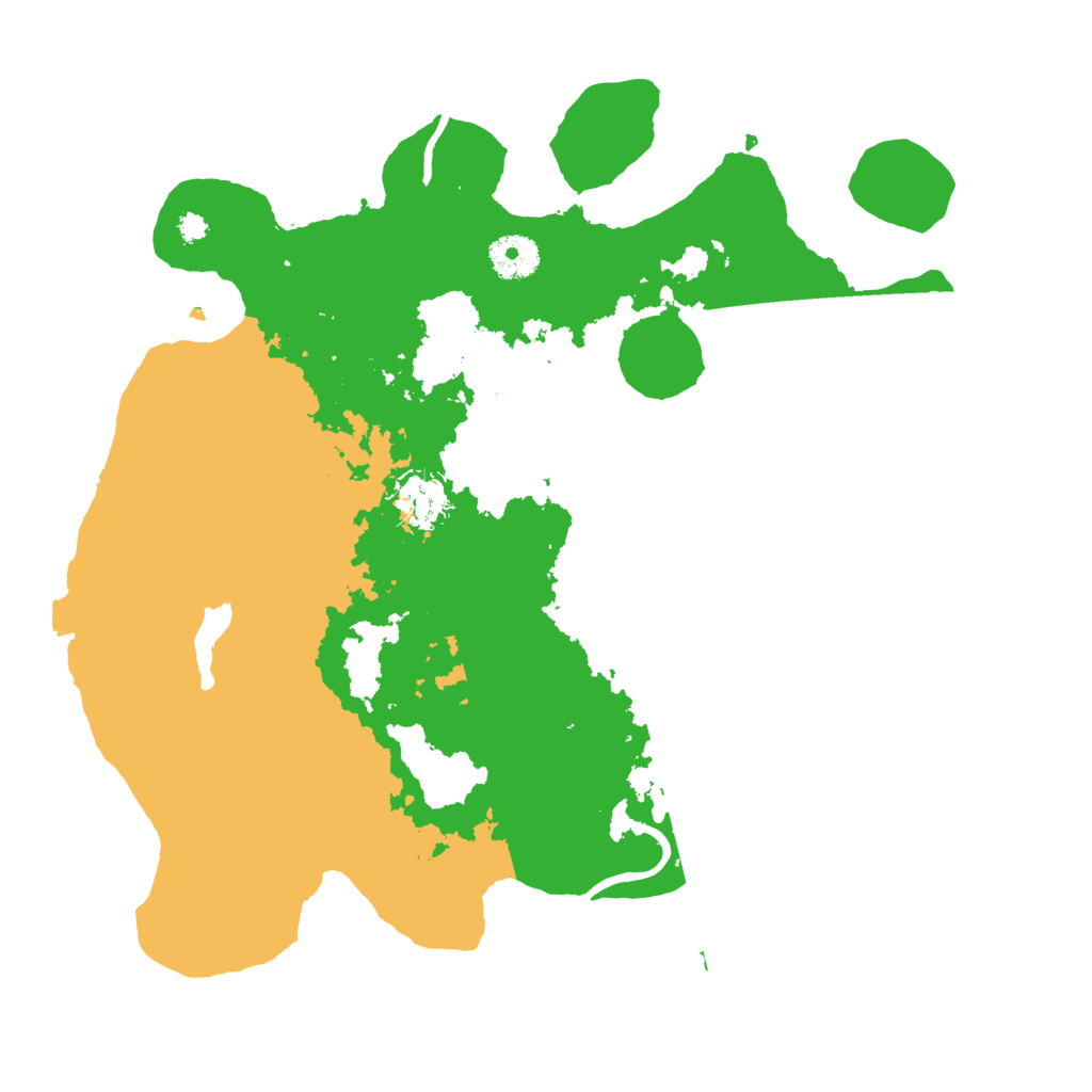 Biome Rust Map: Procedural Map, Size: 3500, Seed: 64567963