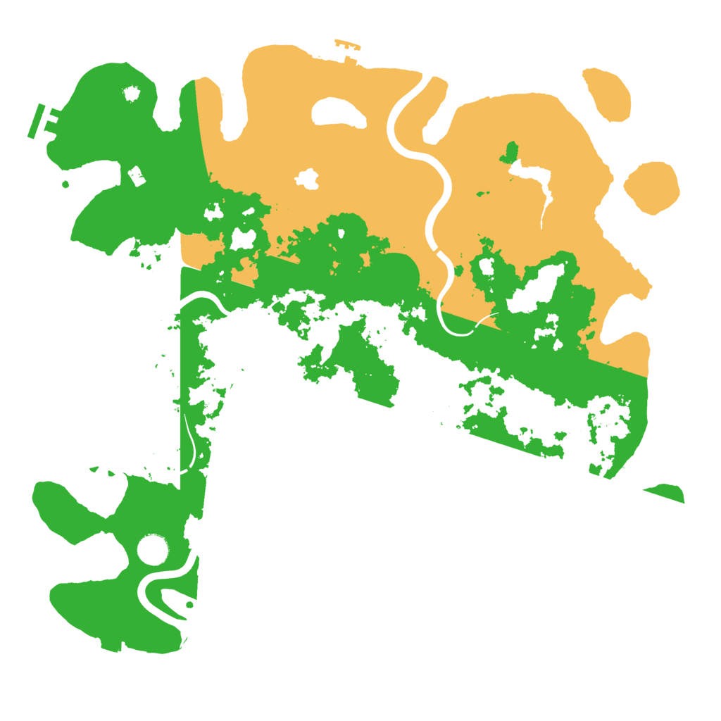 Biome Rust Map: Procedural Map, Size: 4100, Seed: 55501792