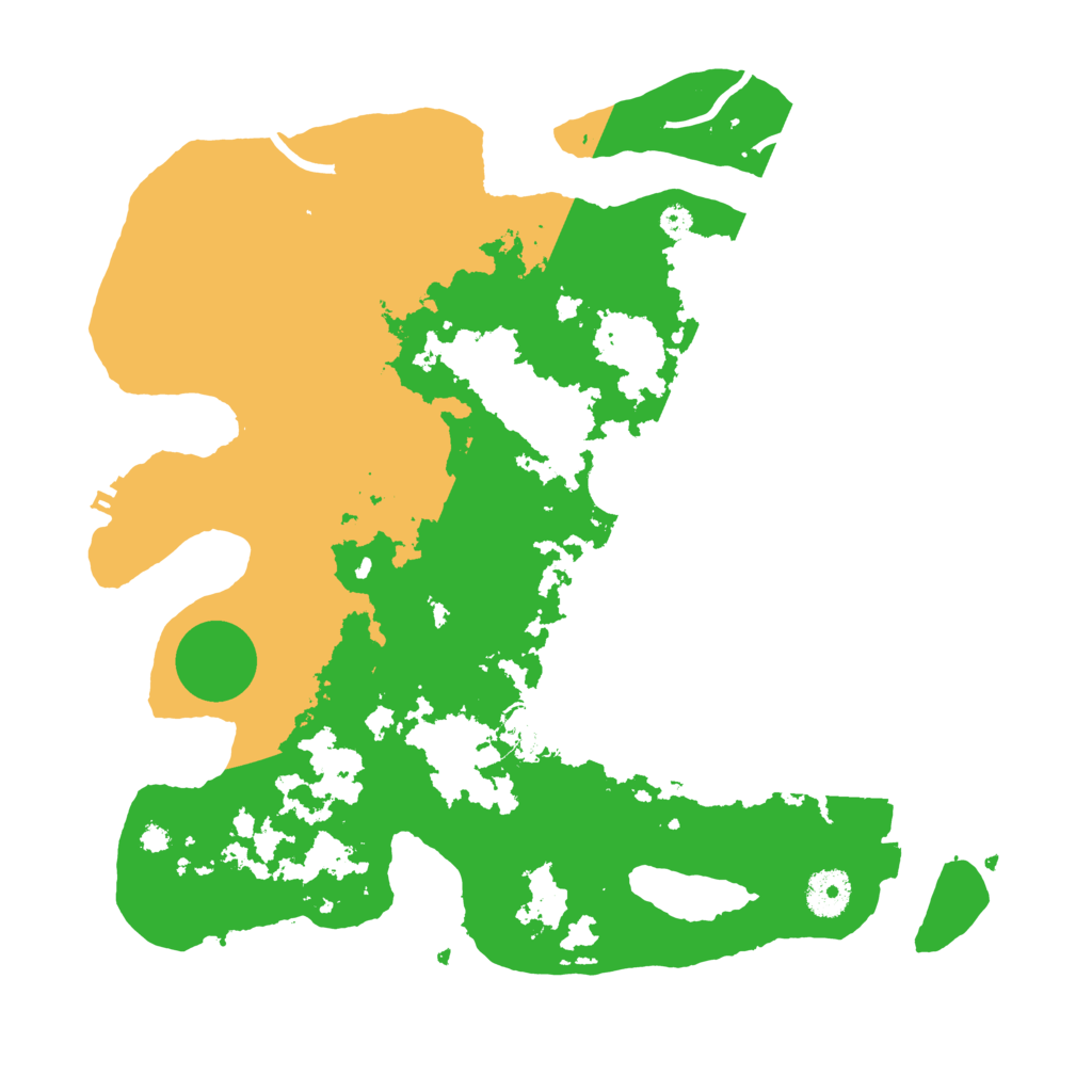 Biome Rust Map: Procedural Map, Size: 3550, Seed: 86406998