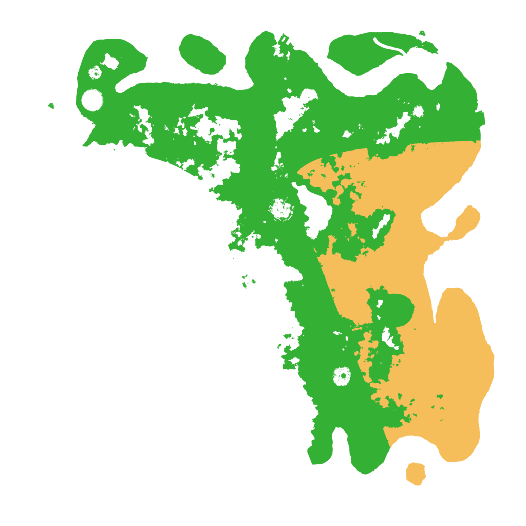 Biome Rust Map: Procedural Map, Size: 4300, Seed: 79060519
