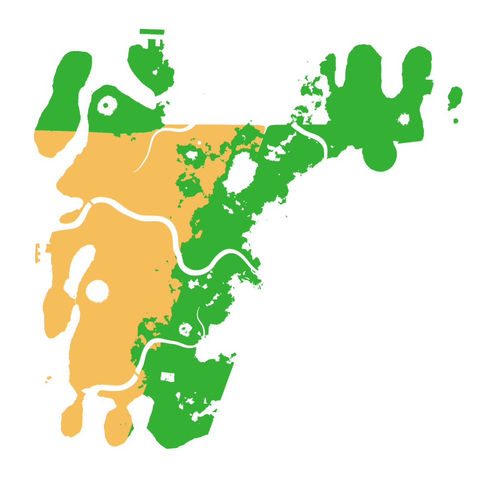 Biome Rust Map: Procedural Map, Size: 3900, Seed: 90466491