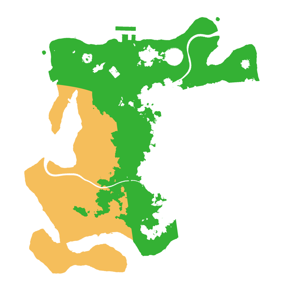 Biome Rust Map: Procedural Map, Size: 3000, Seed: 10118