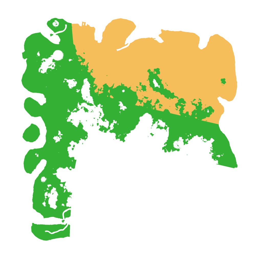 Biome Rust Map: Procedural Map, Size: 4400, Seed: 36542159