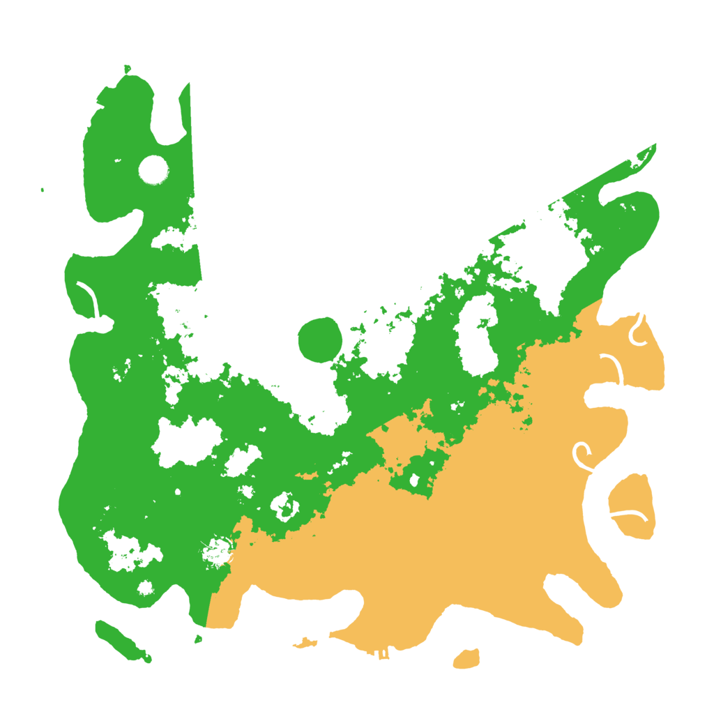 Biome Rust Map: Procedural Map, Size: 4300, Seed: 25837627