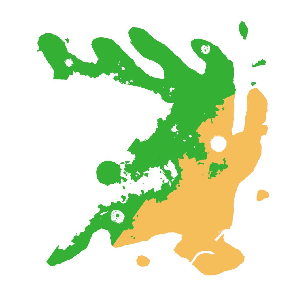 Biome Rust Map: Procedural Map, Size: 3300, Seed: 1206985038