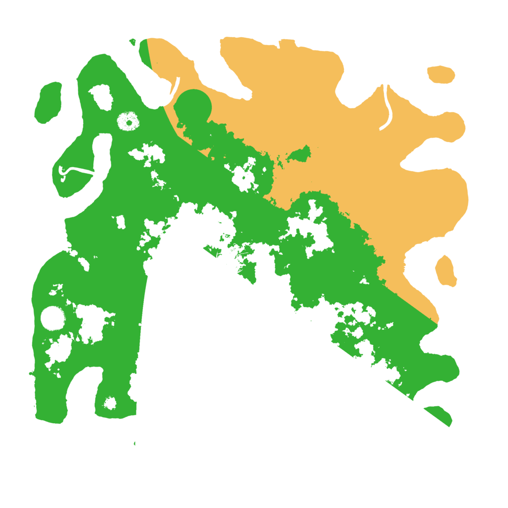 Biome Rust Map: Procedural Map, Size: 3700, Seed: 43596116