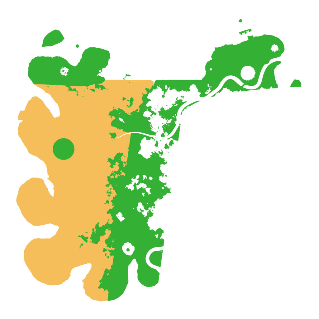 Biome Rust Map: Procedural Map, Size: 3900, Seed: 77872567