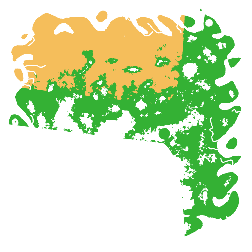 Biome Rust Map: Procedural Map, Size: 6000, Seed: 498257708