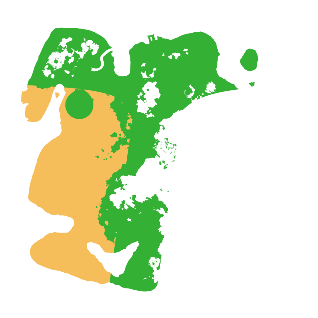 Biome Rust Map: Procedural Map, Size: 3000, Seed: 49590114