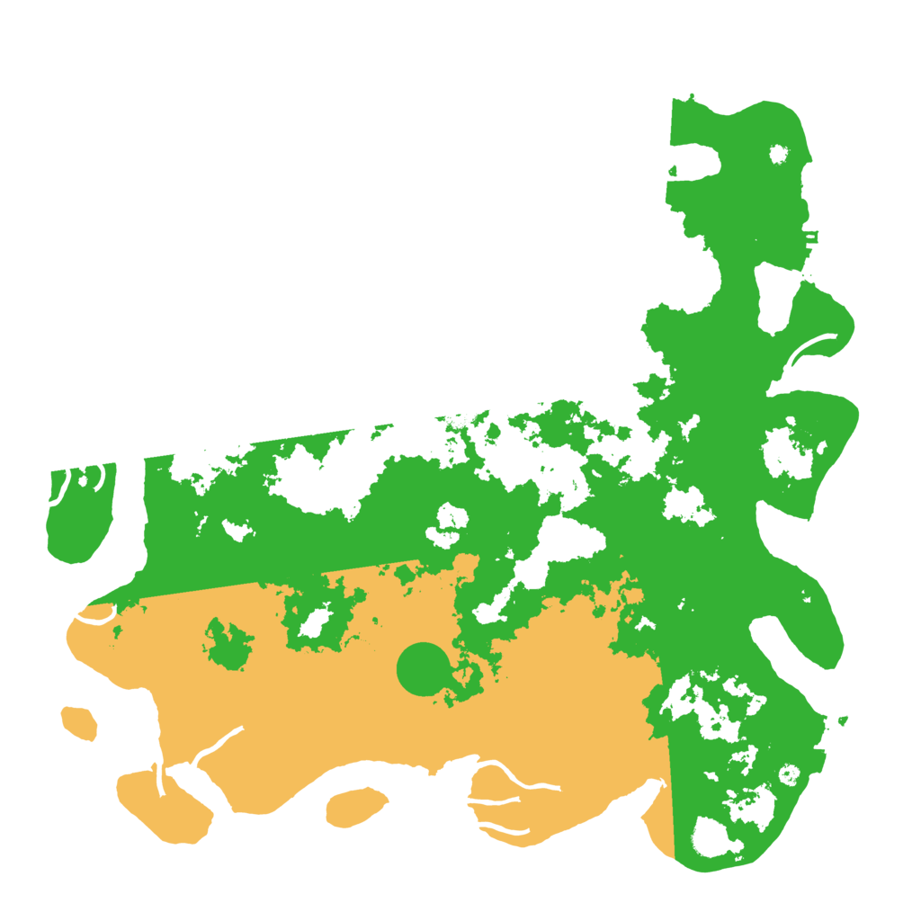 Biome Rust Map: Procedural Map, Size: 4500, Seed: 768199585