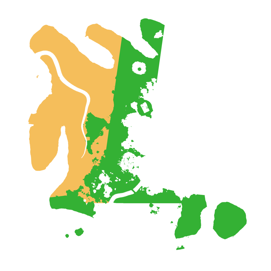 Biome Rust Map: Procedural Map, Size: 3000, Seed: 1645056915