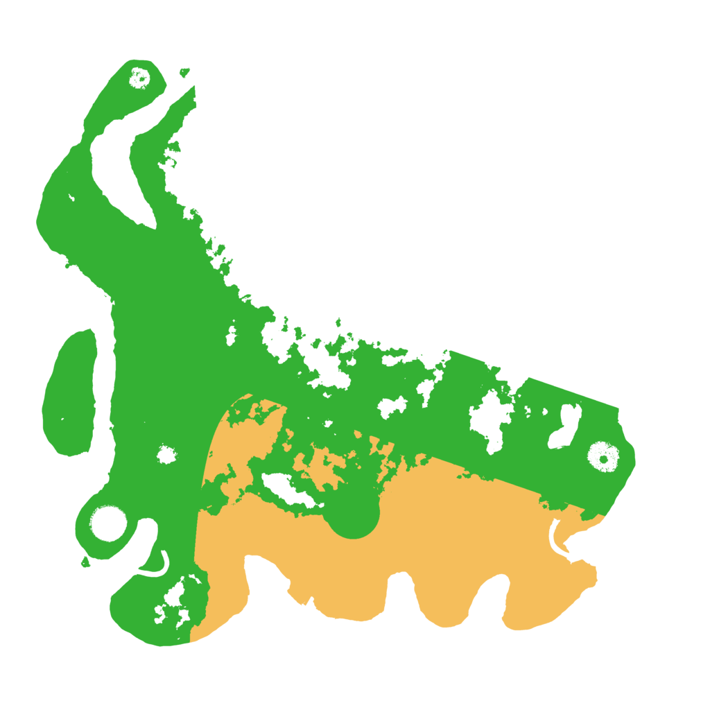 Biome Rust Map: Procedural Map, Size: 3500, Seed: 302188586