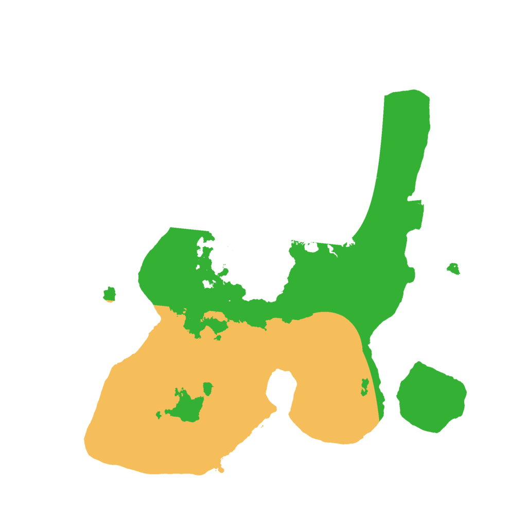 Biome Rust Map: Procedural Map, Size: 2100, Seed: 112165311