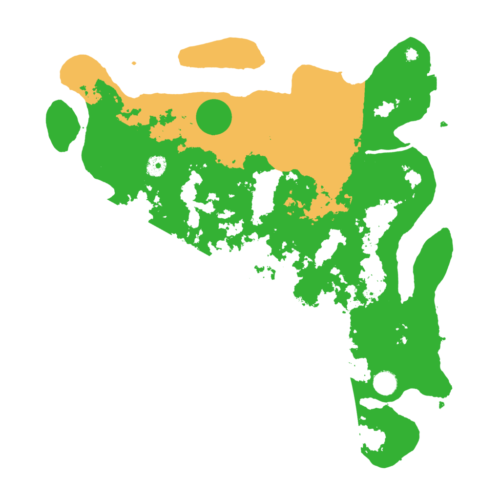 Biome Rust Map: Procedural Map, Size: 3700, Seed: 34500014