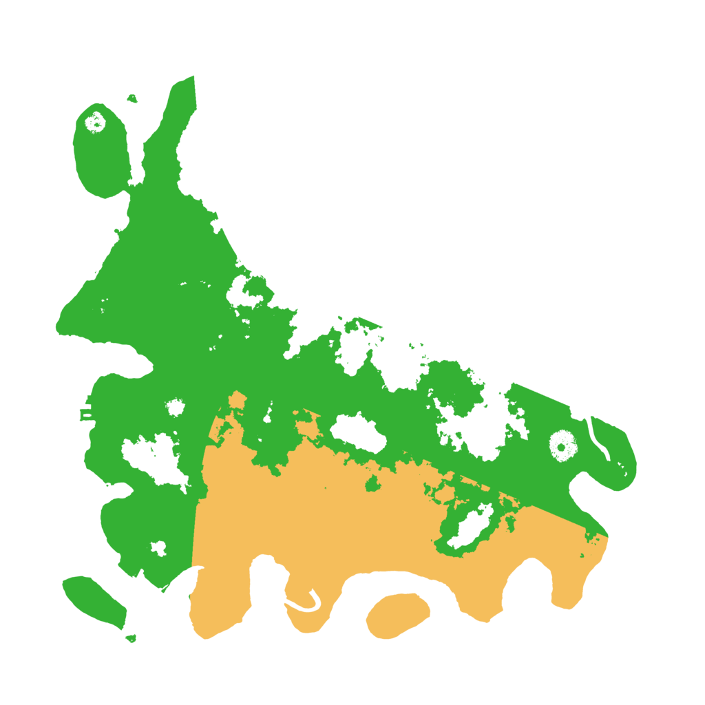 Biome Rust Map: Procedural Map, Size: 3650, Seed: 13057951