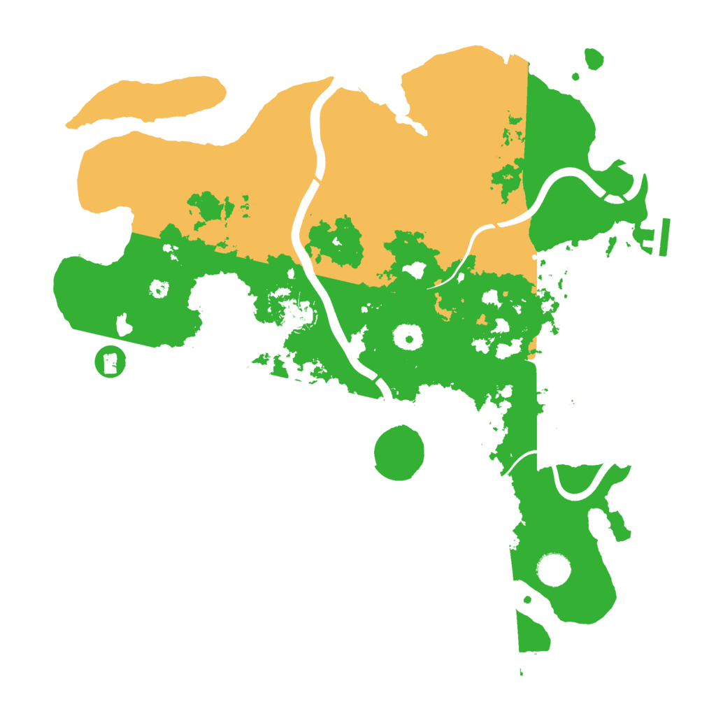 Biome Rust Map: Procedural Map, Size: 3800, Seed: 45102870