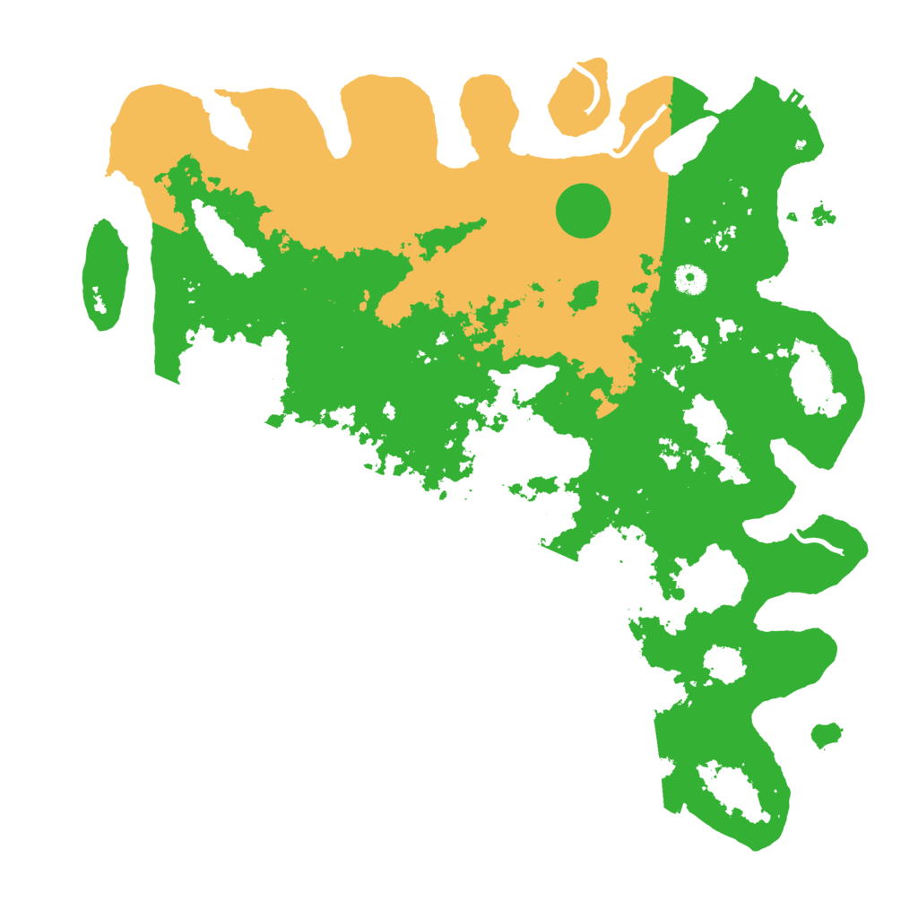 Biome Rust Map: Procedural Map, Size: 4400, Seed: 15413412