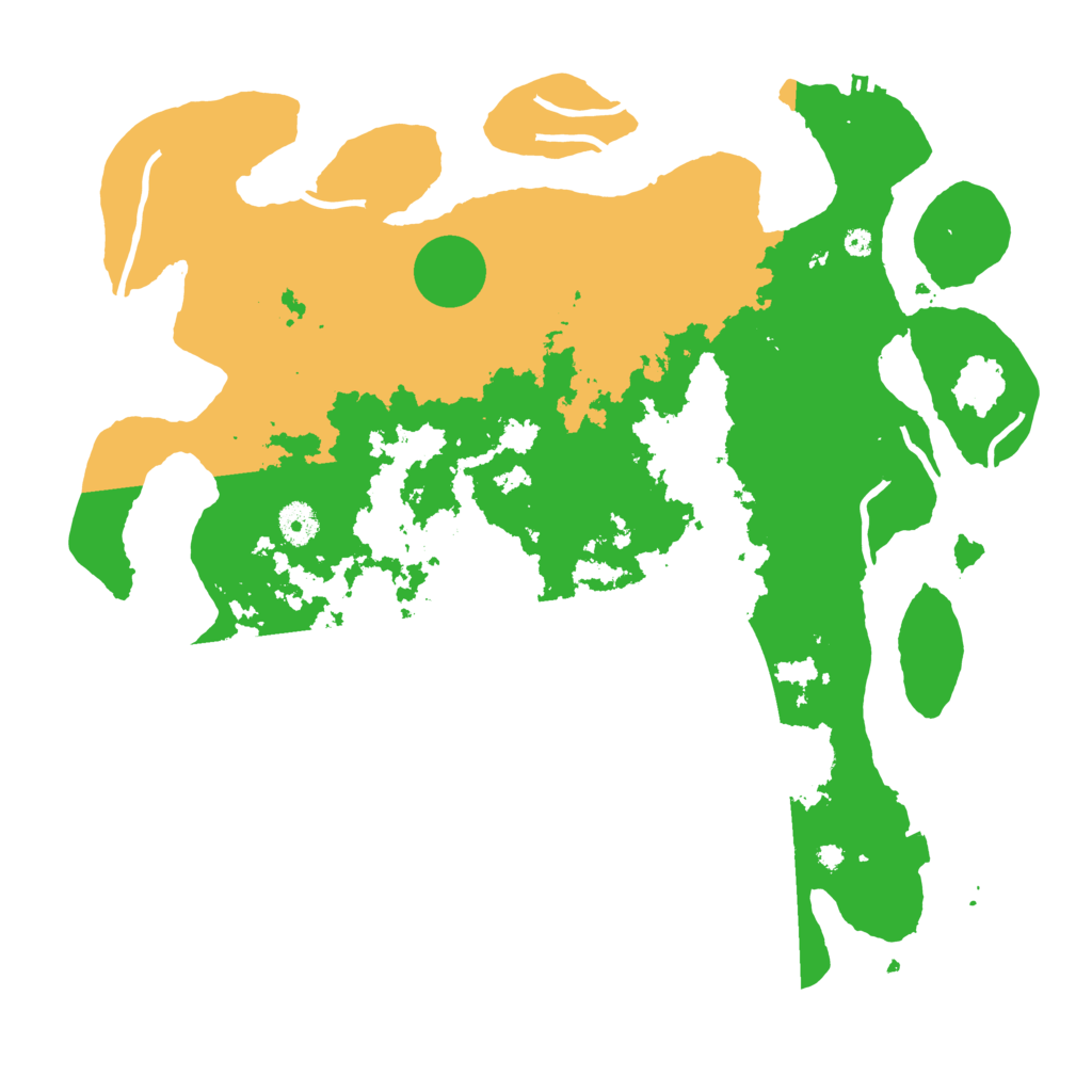 Biome Rust Map: Procedural Map, Size: 4000, Seed: 81234666