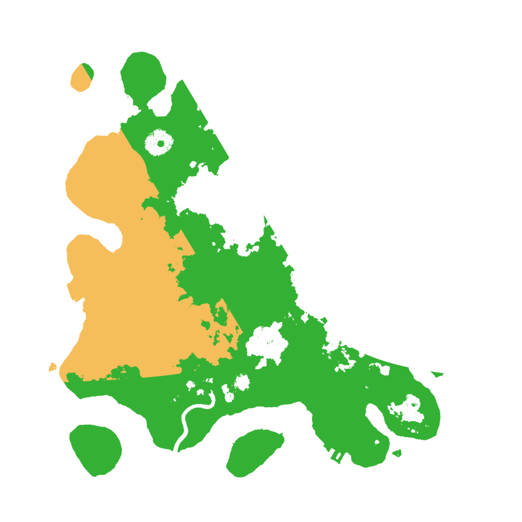 Biome Rust Map: Procedural Map, Size: 3000, Seed: 52561