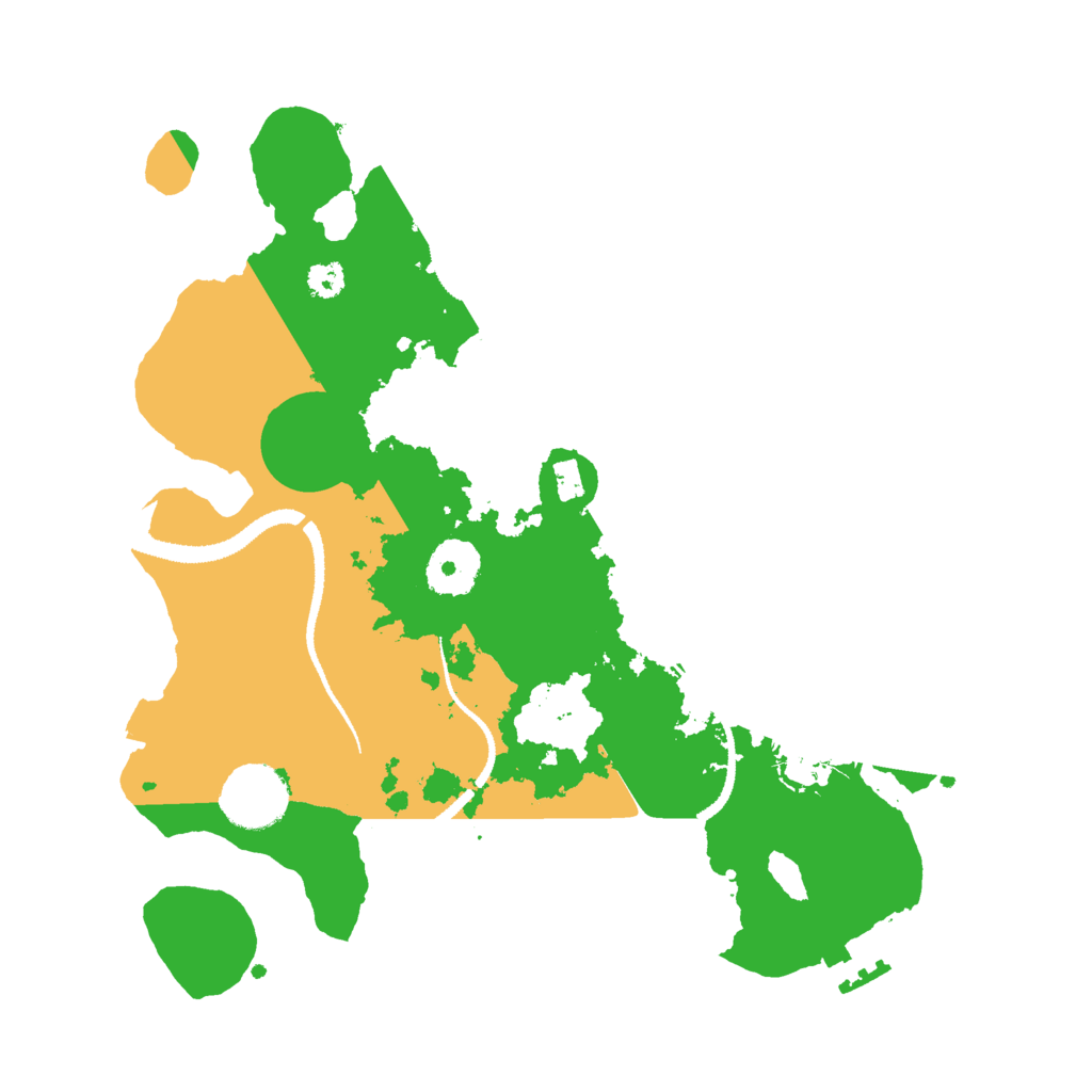 Biome Rust Map: Procedural Map, Size: 3000, Seed: 52561