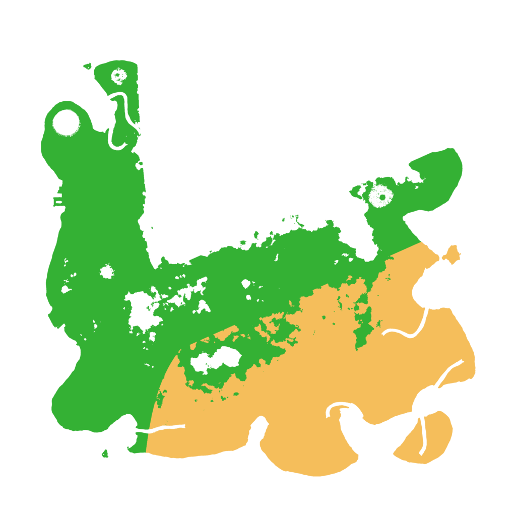 Biome Rust Map: Procedural Map, Size: 3450, Seed: 27480396