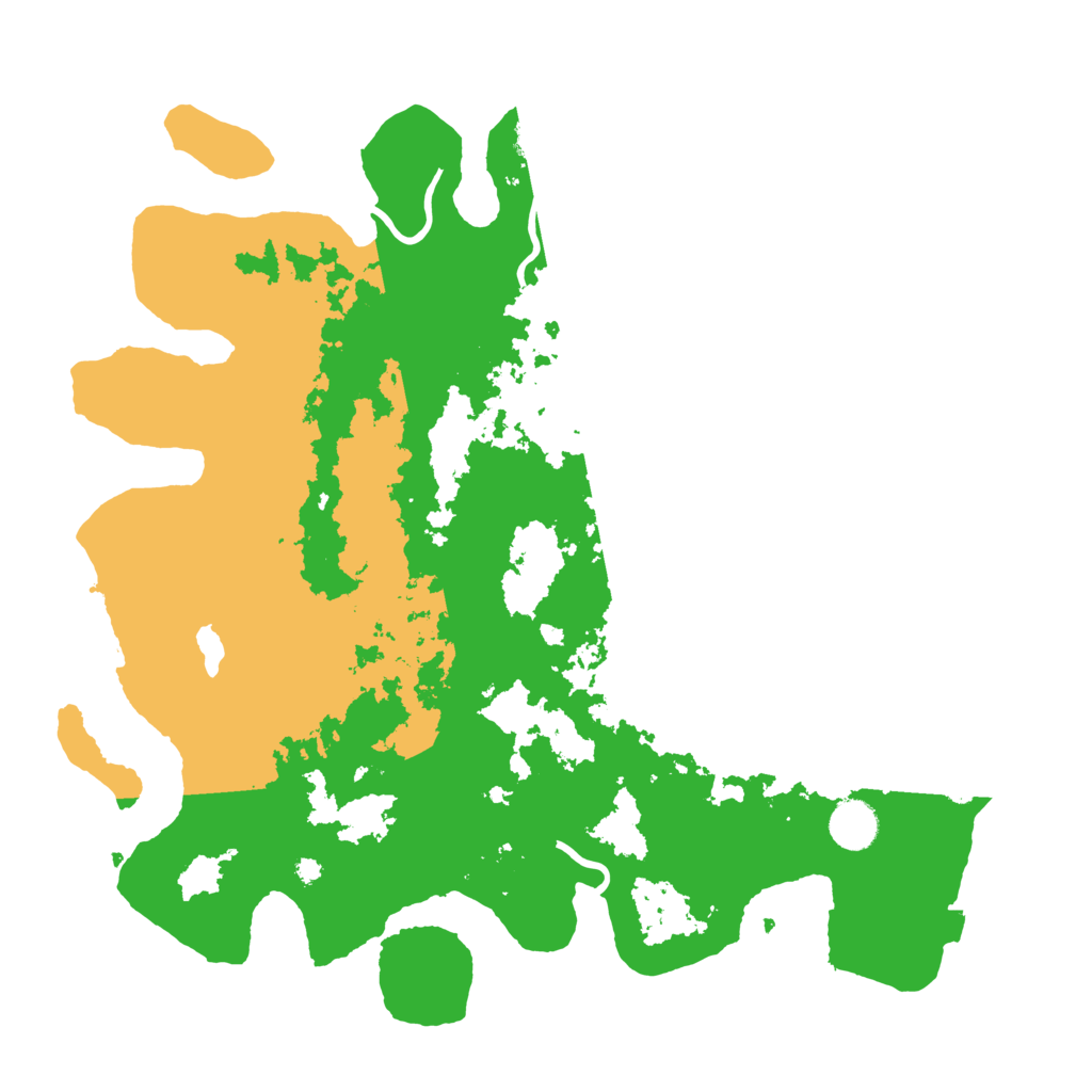 Biome Rust Map: Procedural Map, Size: 3950, Seed: 1135995