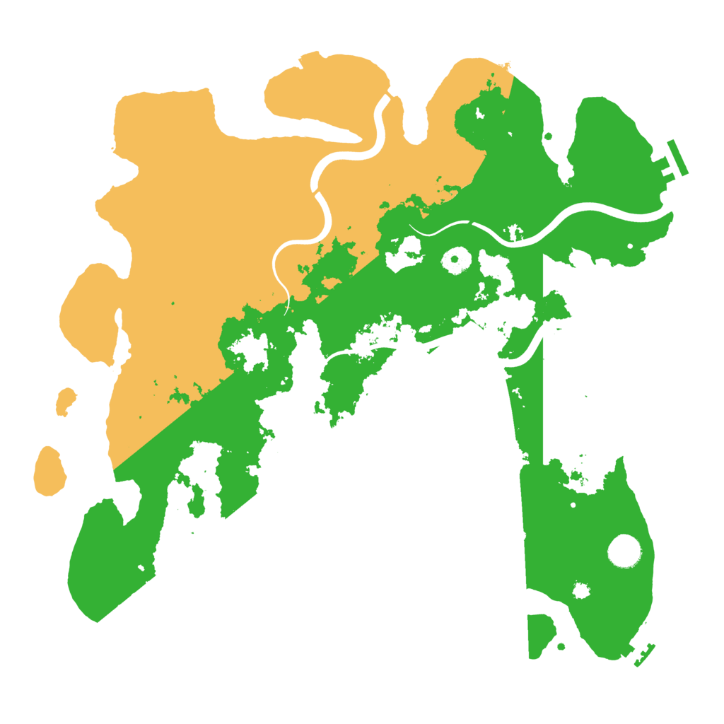 Biome Rust Map: Procedural Map, Size: 3900, Seed: 62367039