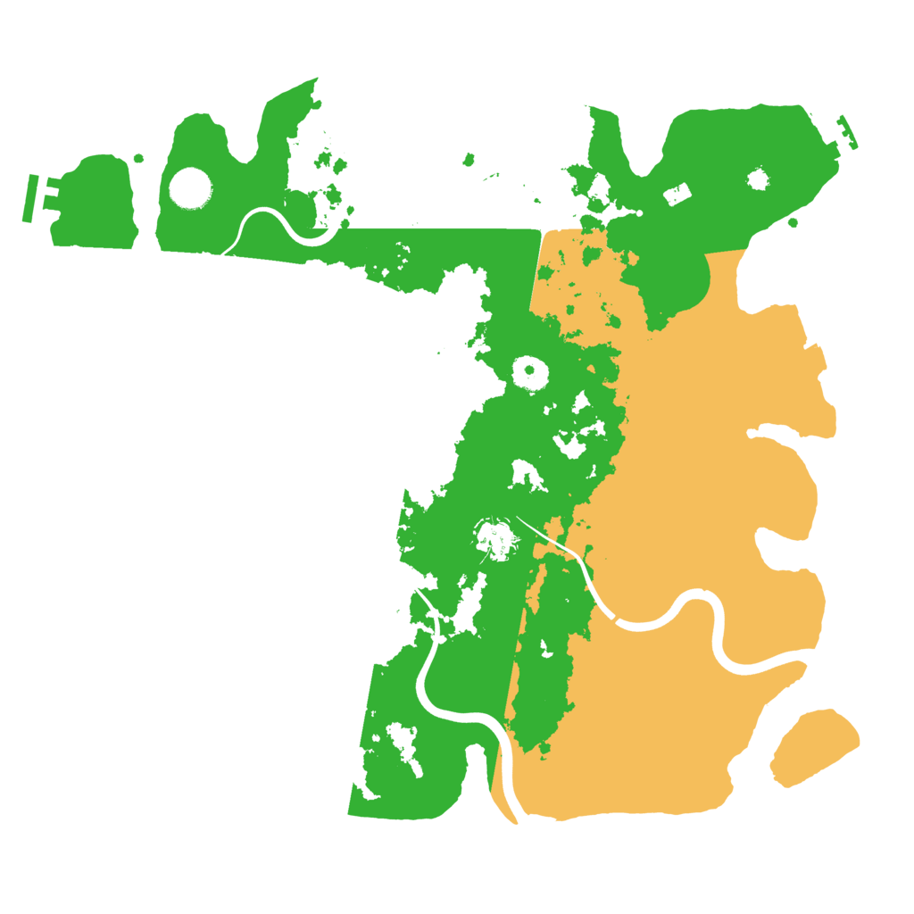 Biome Rust Map: Procedural Map, Size: 3850, Seed: 77041861