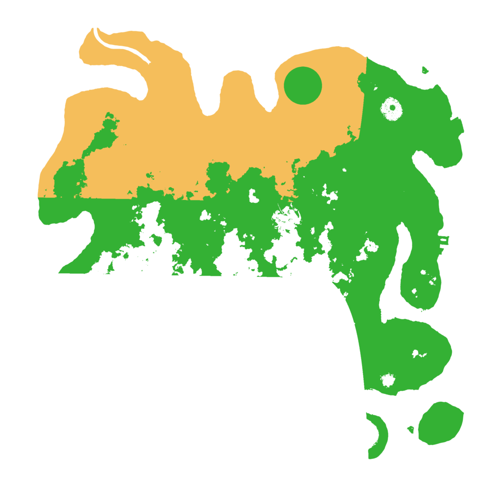 Biome Rust Map: Procedural Map, Size: 3500, Seed: 44966847