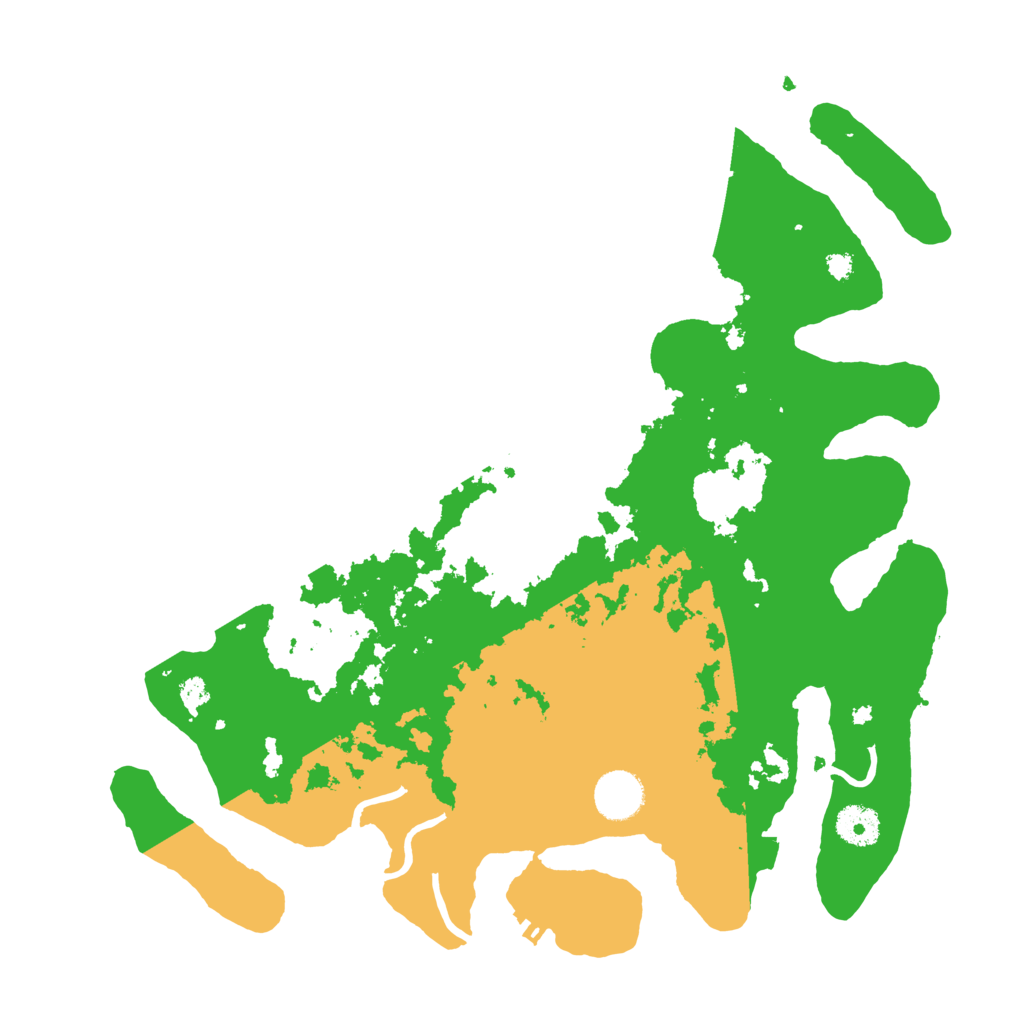 Biome Rust Map: Procedural Map, Size: 3650, Seed: 35614933