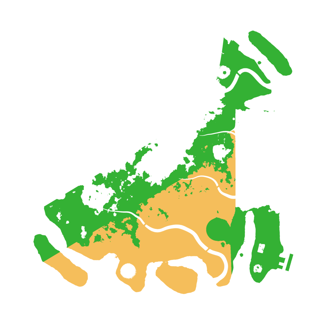 Biome Rust Map: Procedural Map, Size: 3650, Seed: 35614933