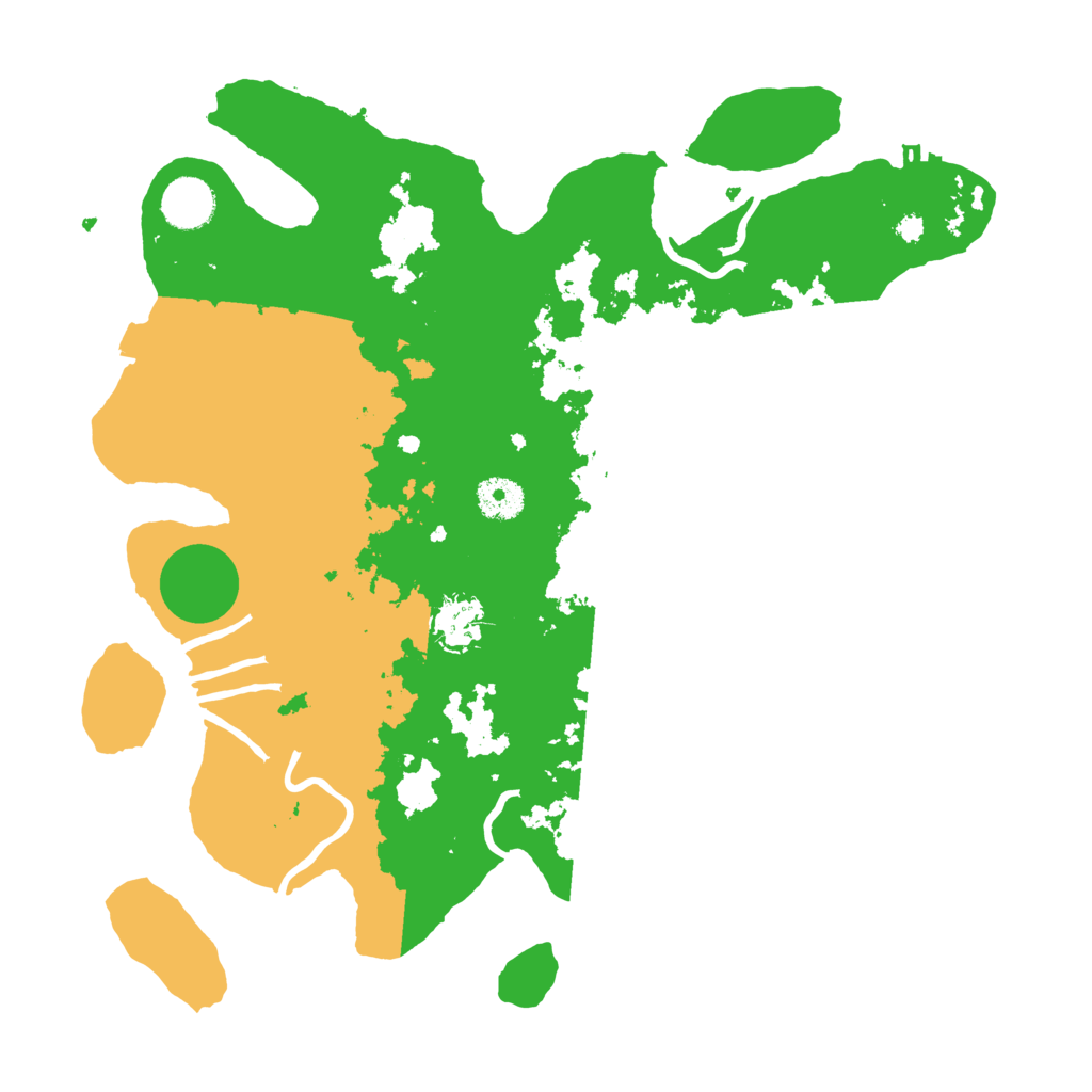Biome Rust Map: Procedural Map, Size: 3650, Seed: 68648114