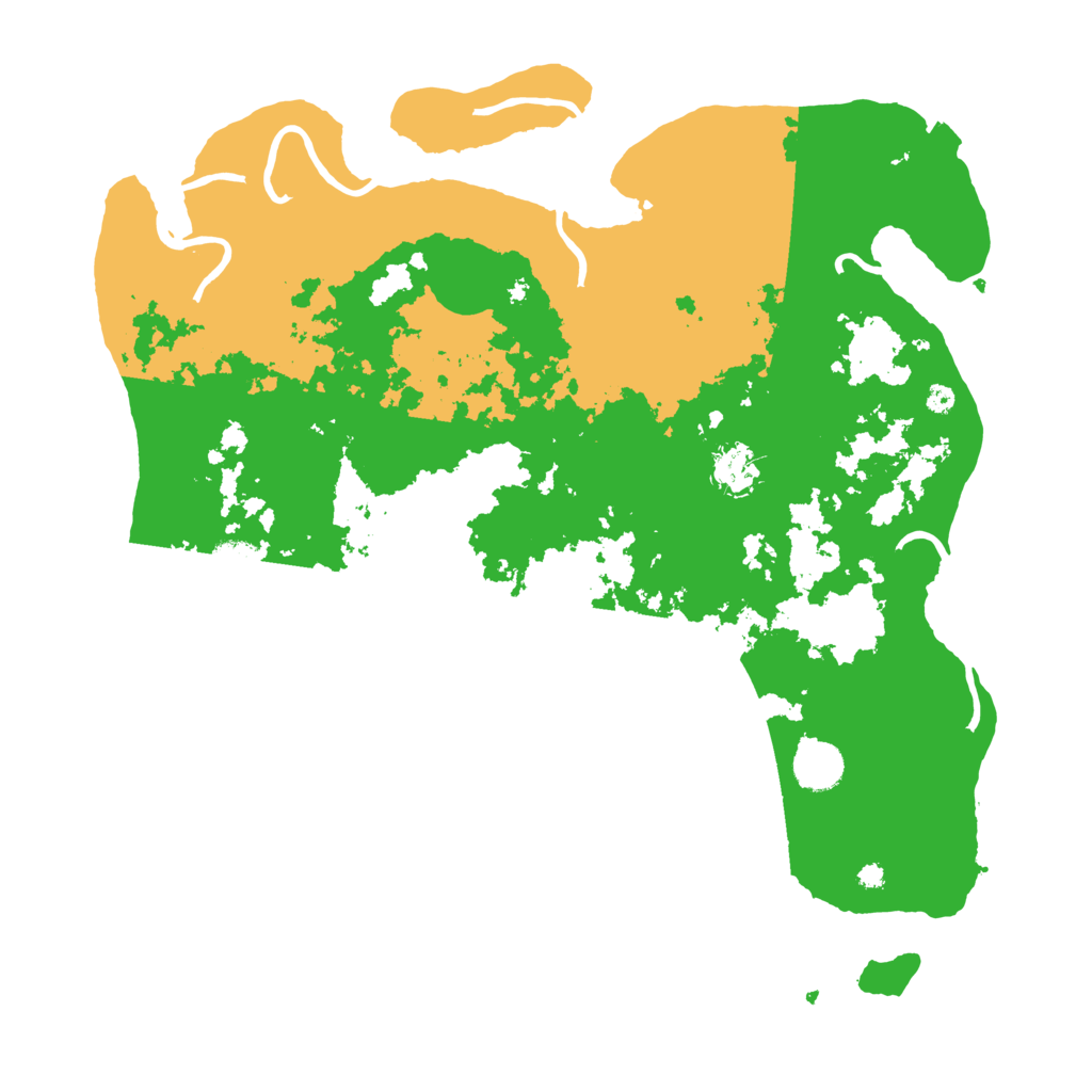 Biome Rust Map: Procedural Map, Size: 3950, Seed: 45567598
