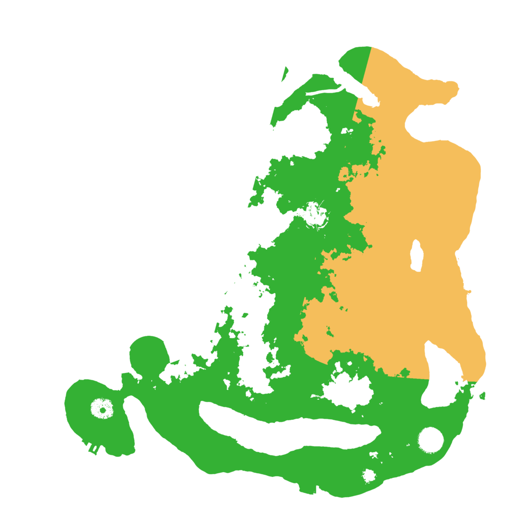 Biome Rust Map: Procedural Map, Size: 3600, Seed: 52823740
