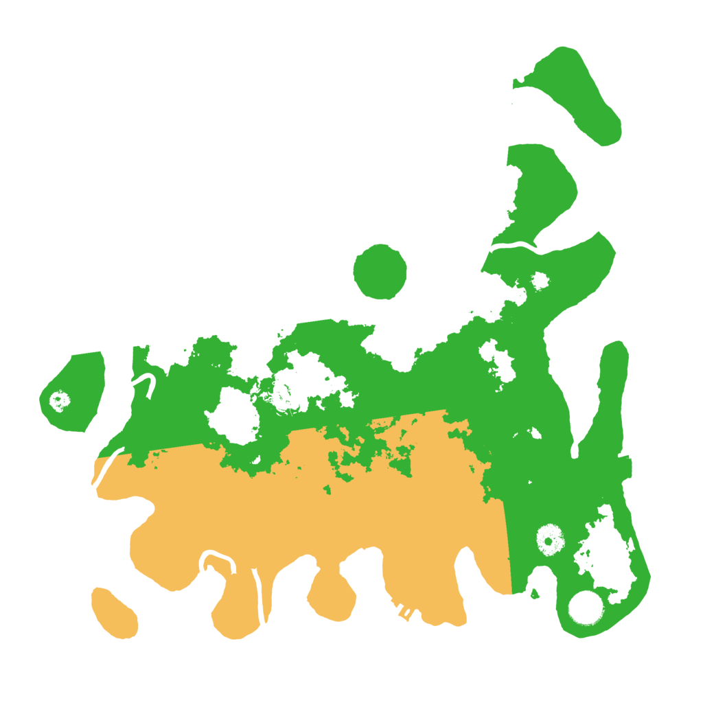Biome Rust Map: Procedural Map, Size: 3600, Seed: 86365242