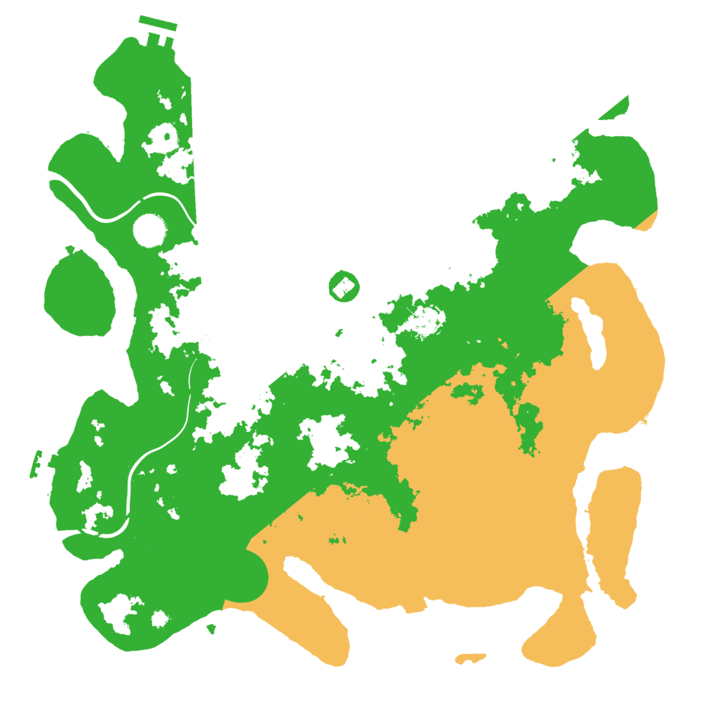 Biome Rust Map: Procedural Map, Size: 3800, Seed: 10540082