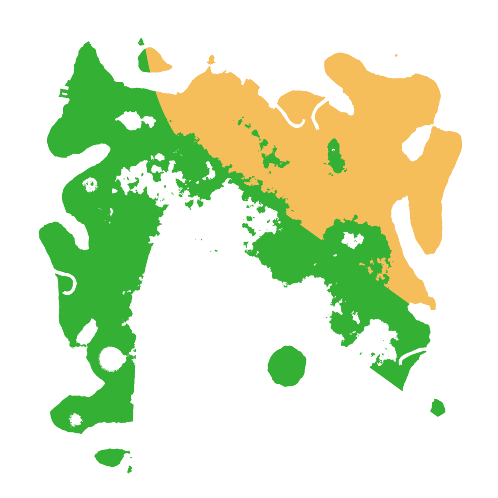 Biome Rust Map: Procedural Map, Size: 3600, Seed: 85154299