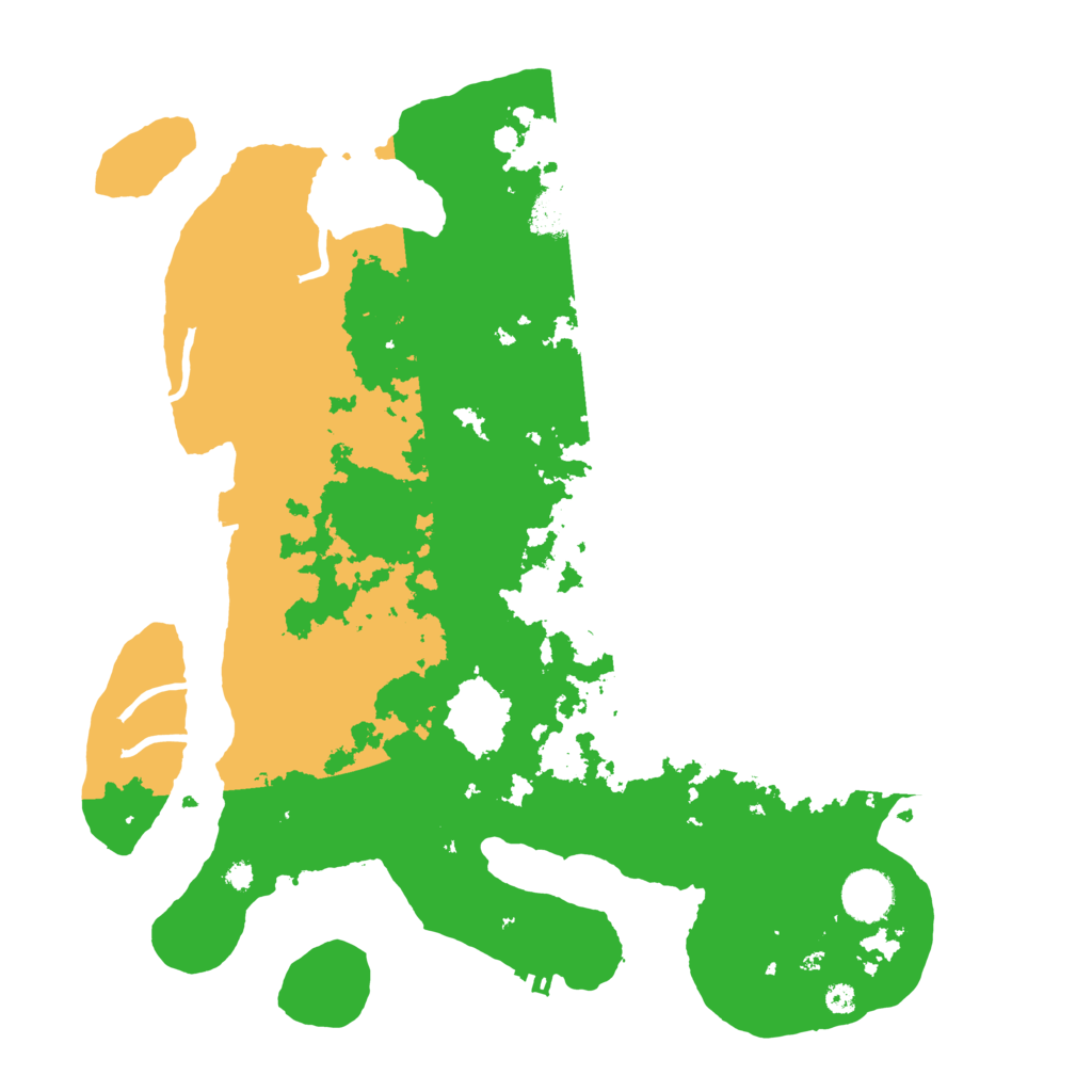 Biome Rust Map: Procedural Map, Size: 3700, Seed: 38306